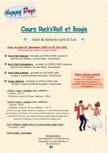 Affiche cours de danse près de Toulouse